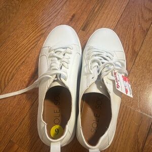 Sole Society Classic White Sneakers